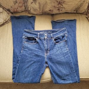 American Eagle Artist Long Flare Bootcut Blue Denim Jeans